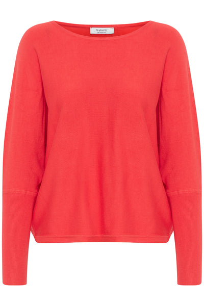 Byoung Coral Red Morla Batwing Knit