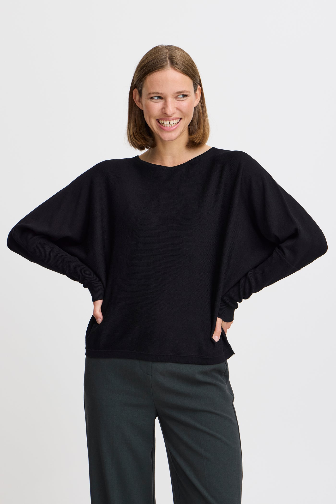 Byoung Black Morla Batwing Knit