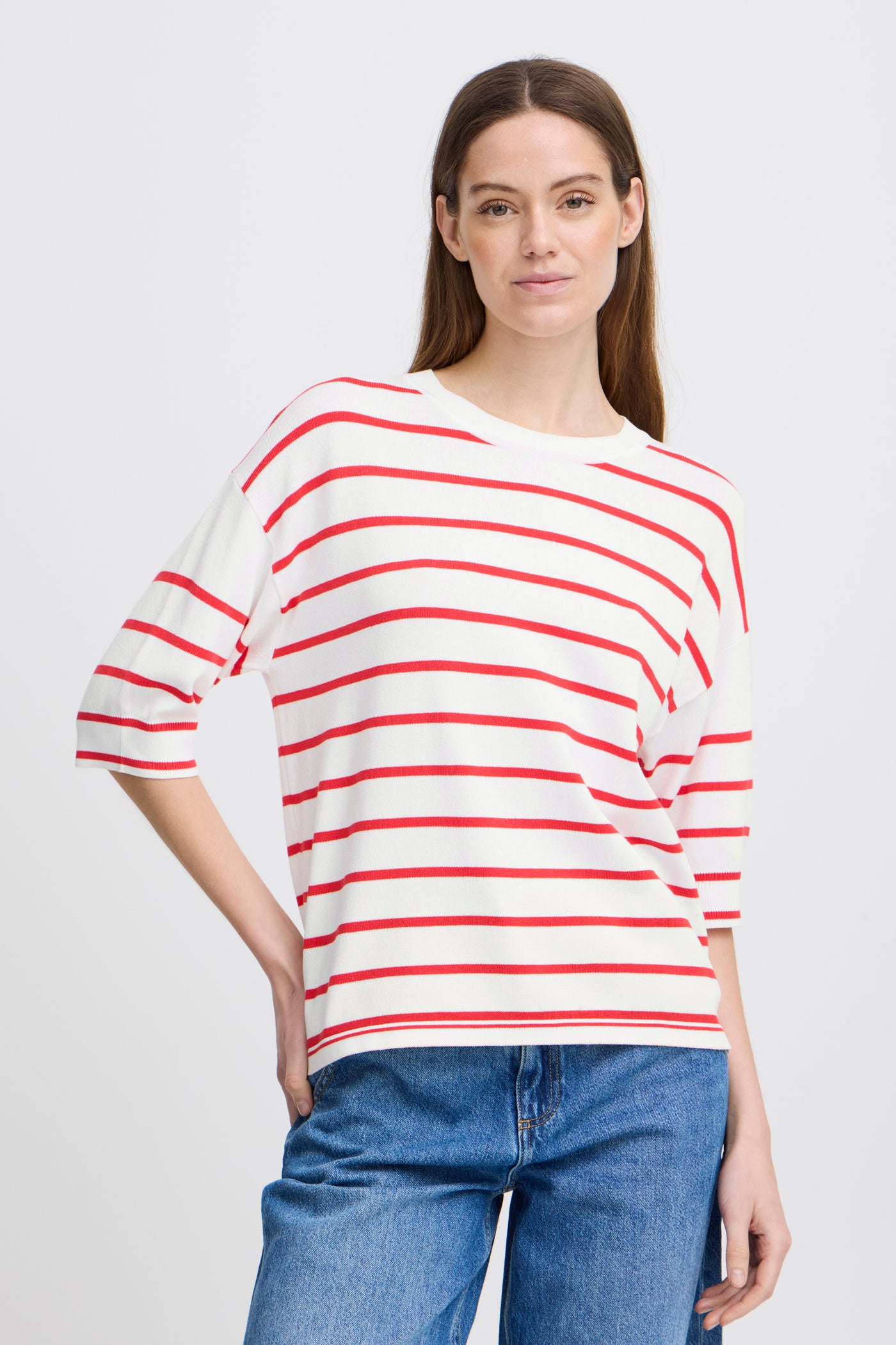 Byoung Red Stripe Morla T-Shirt