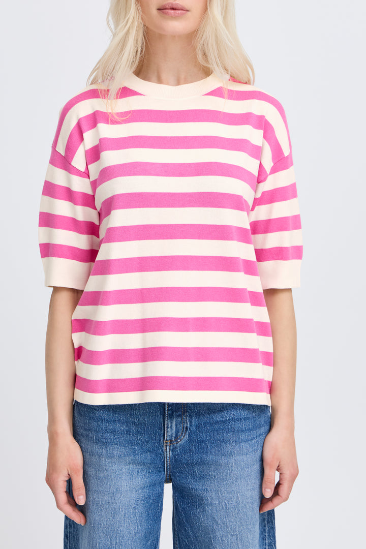 Byoung Pink Stripe Morla T-Shirt