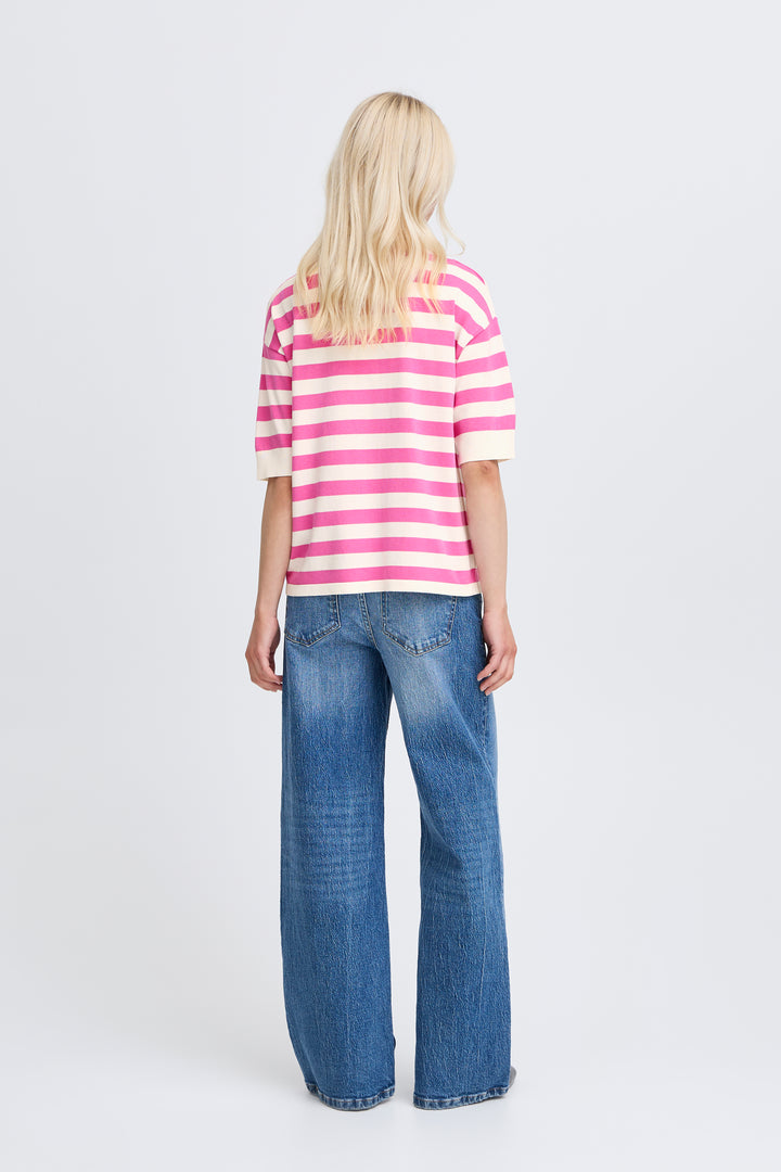 Byoung Pink Stripe Morla T-Shirt