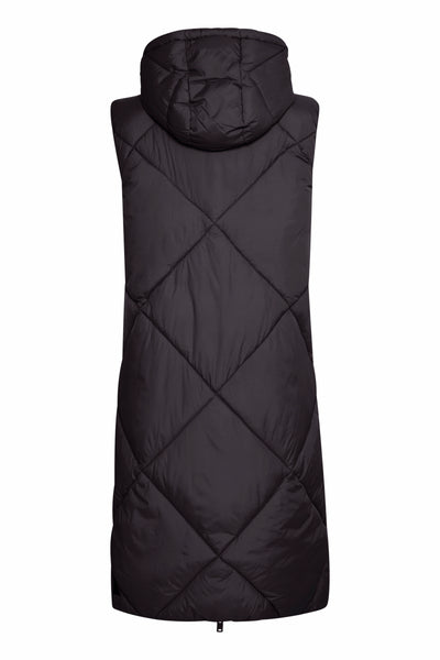 Byoung Black Bomina Long Gilet