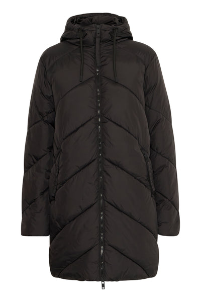 Byoung Black Mid Bomina Coat