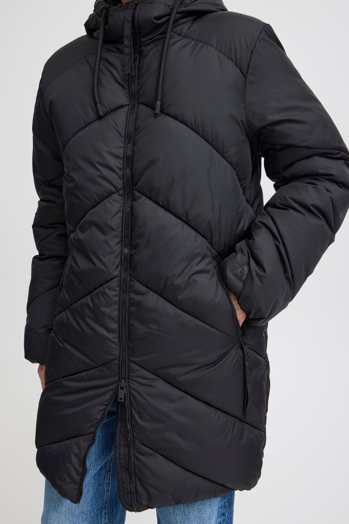 Byoung Black Mid Bomina Coat