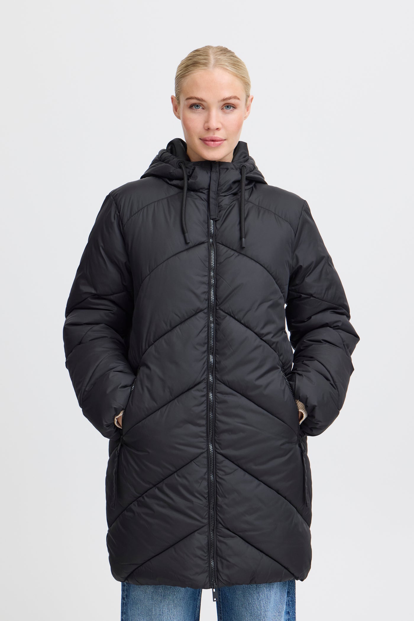 Byoung Black Mid Bomina Coat