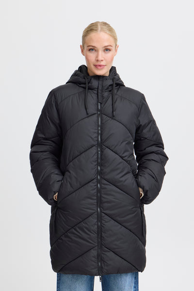 Byoung Black Mid Bomina Coat