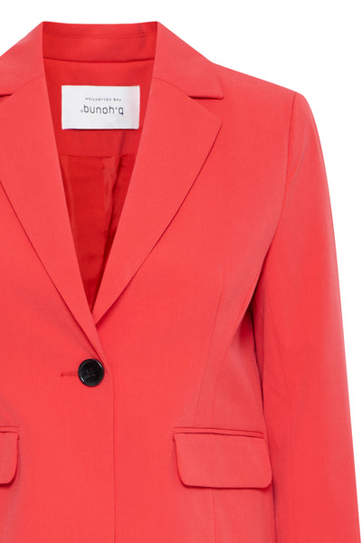 Byoung Coral Red Danta Blazer