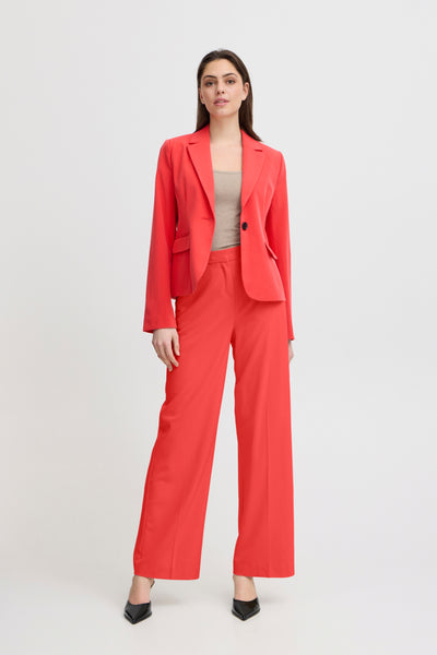 Byoung Coral Red Danta Blazer