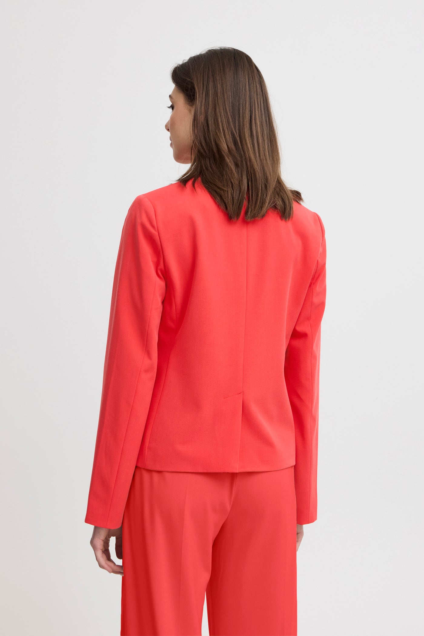 Byoung Coral Red Danta Blazer