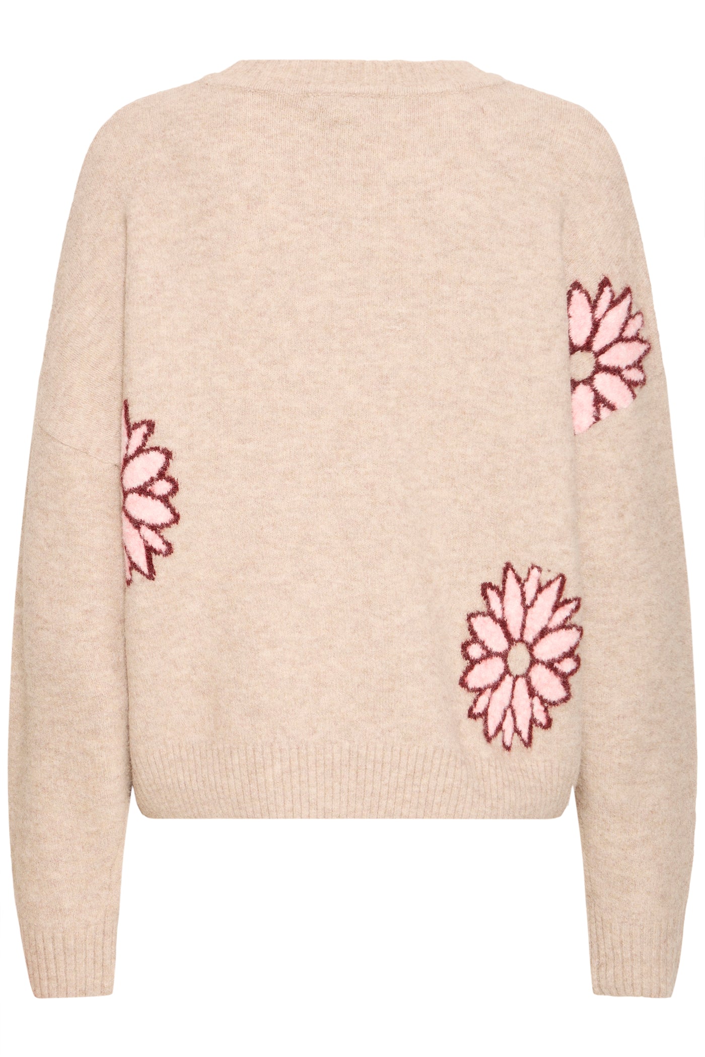 Byoung Pink Flower Omea Jumper