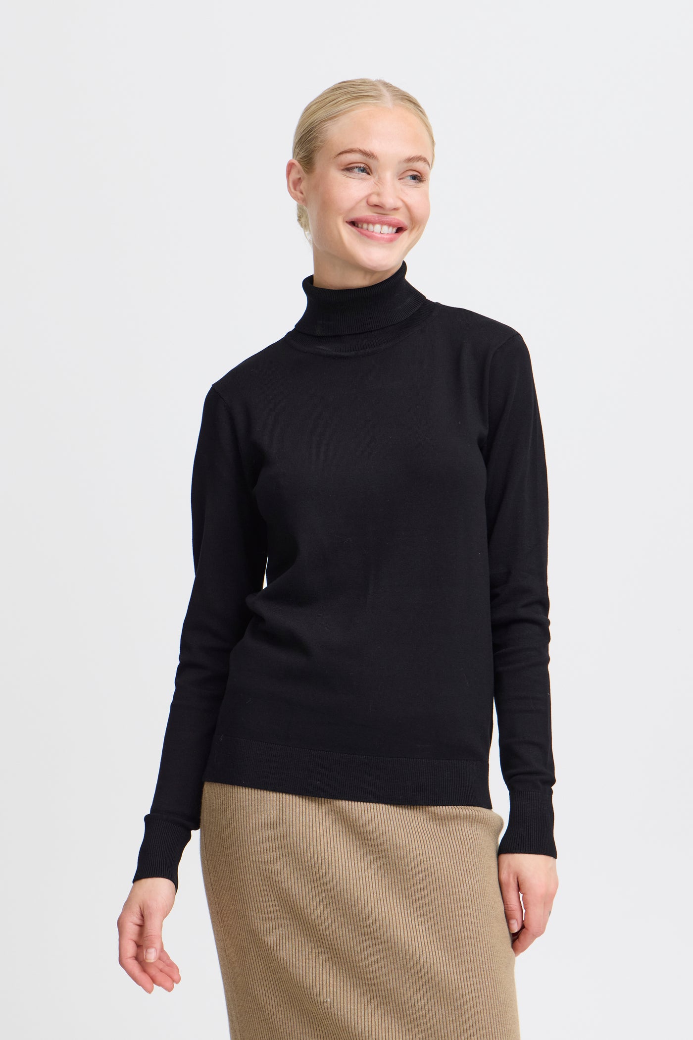 Byoung Black Morla Rollneck Jumper