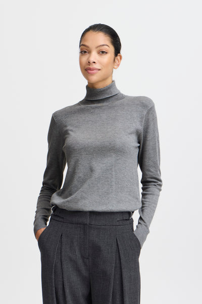 Byoung Grey Morla Rollneck Jumper