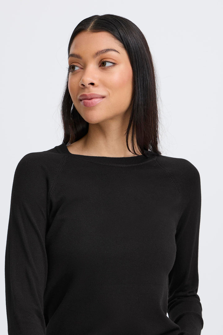 Byoung Black Morla Cuff Top
