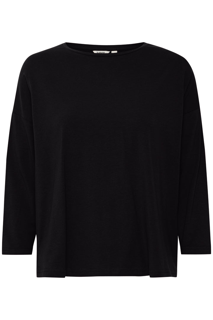 Byoung Black Pamila Mid Sleeve Top