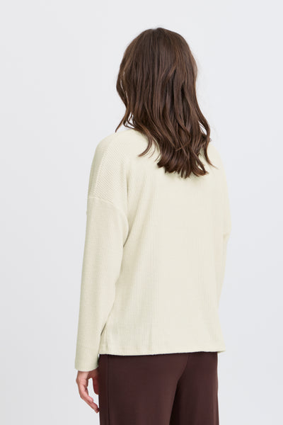 Byoung Sand Ribbed Pullover
