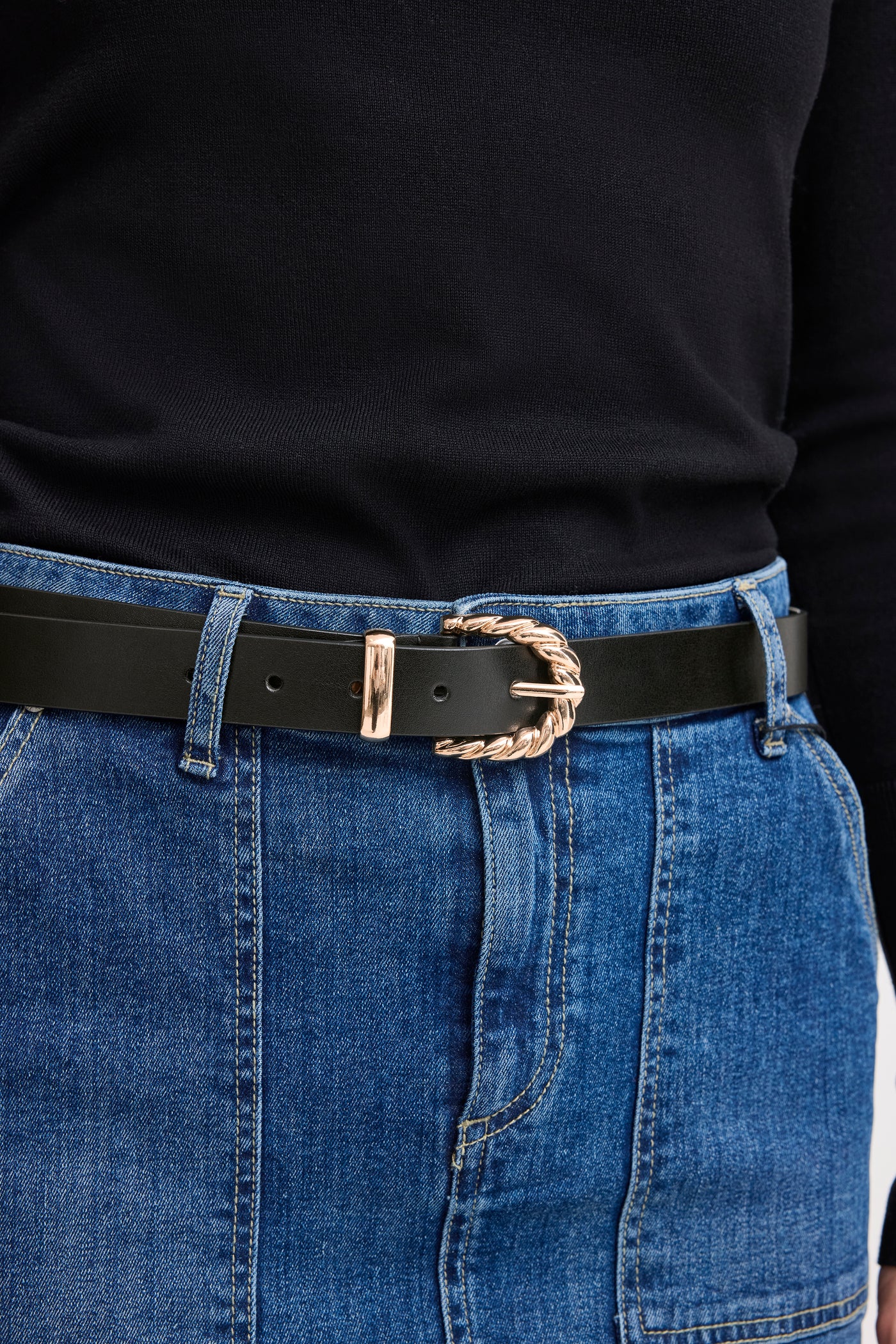 Byoung Western Leather Belt