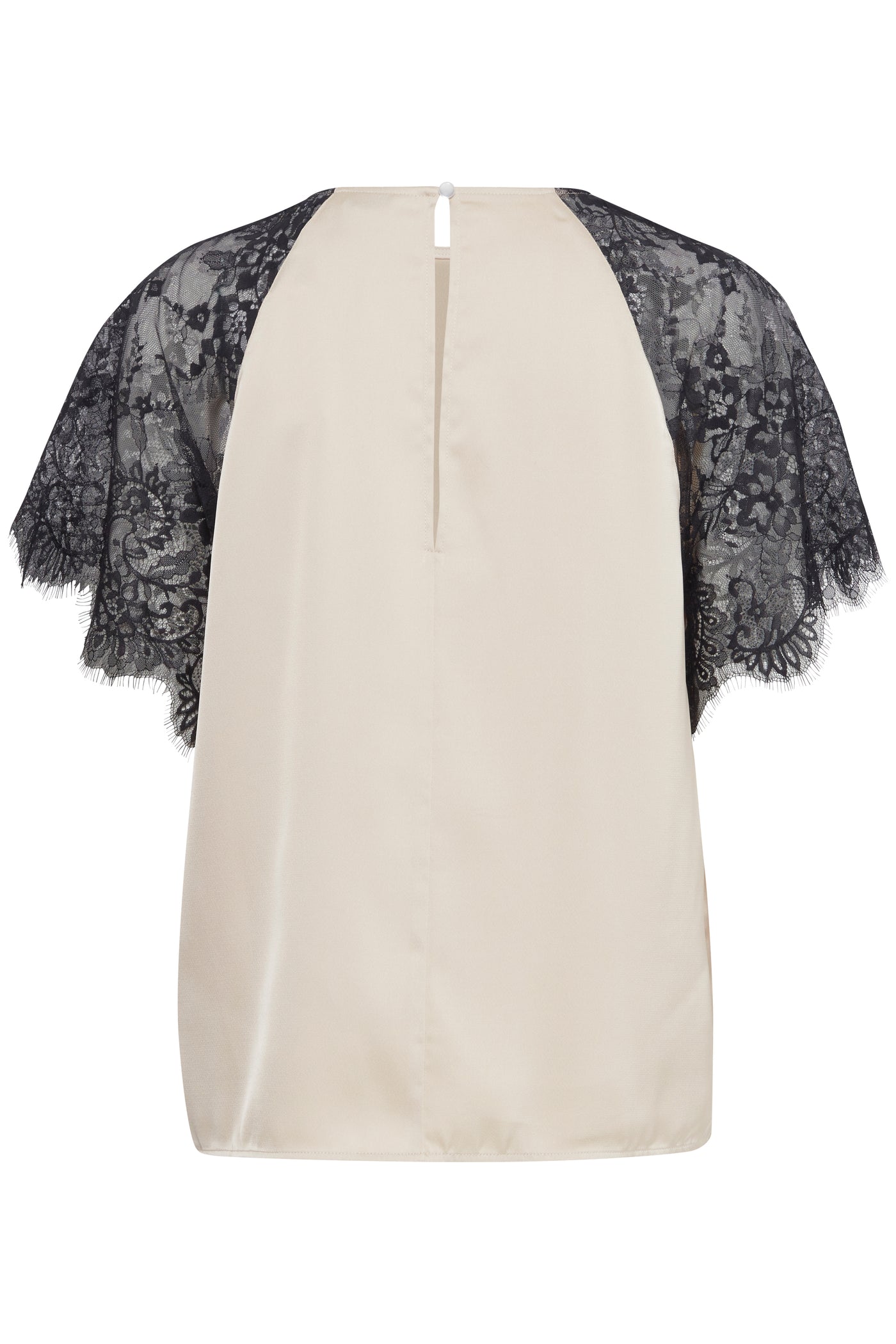 Byoung Flair Lace Sleeve Blouse