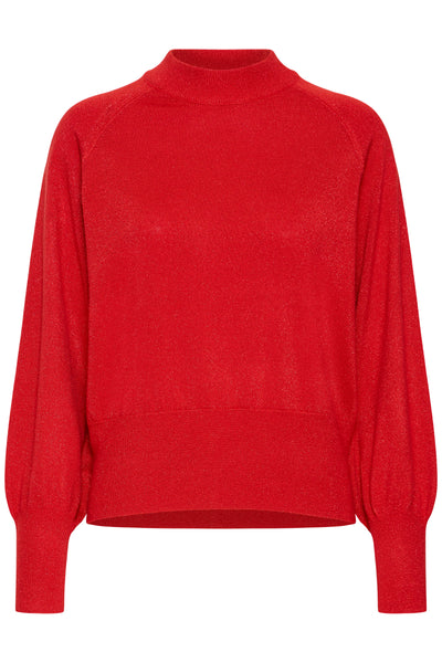 Red Lurex Mobbe Jumper