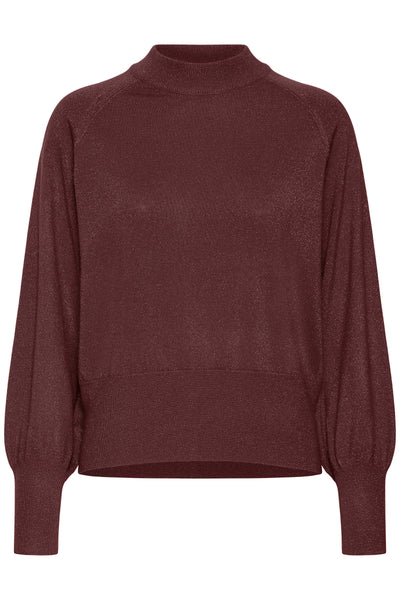Plum Lurex Mobbe Jumper