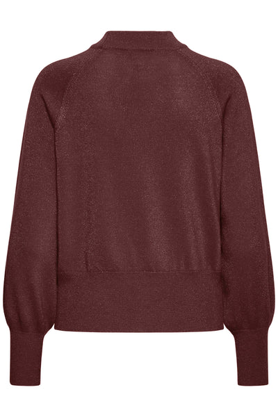 Plum Lurex Mobbe Jumper