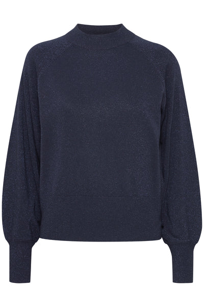 Byoung Navy Lurex Jumper