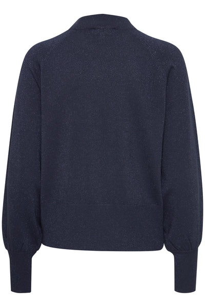 Byoung Navy Lurex Jumper