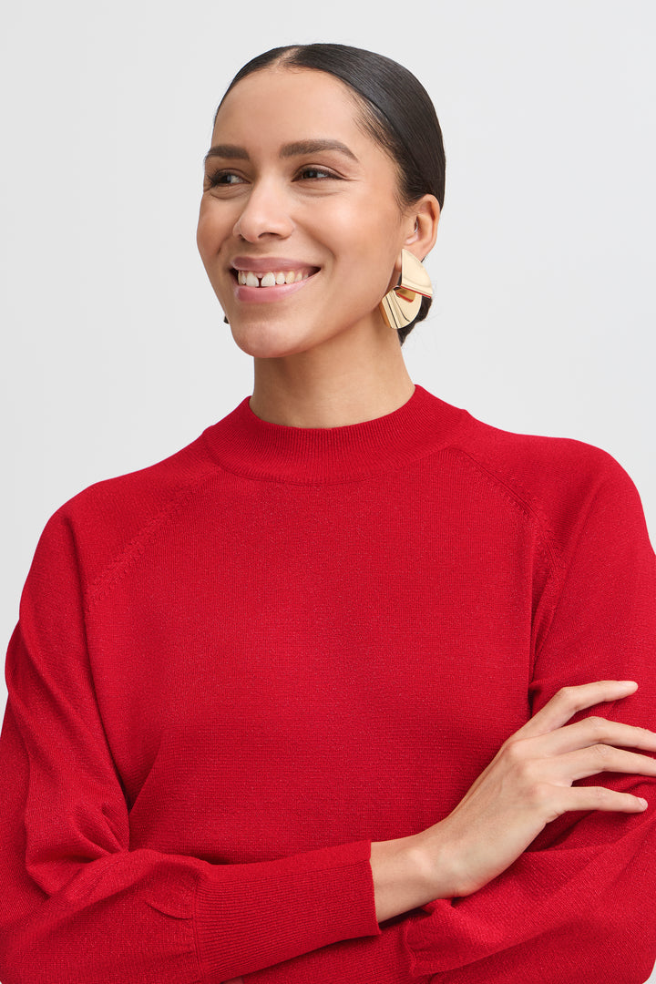 Red Lurex Mobbe Jumper