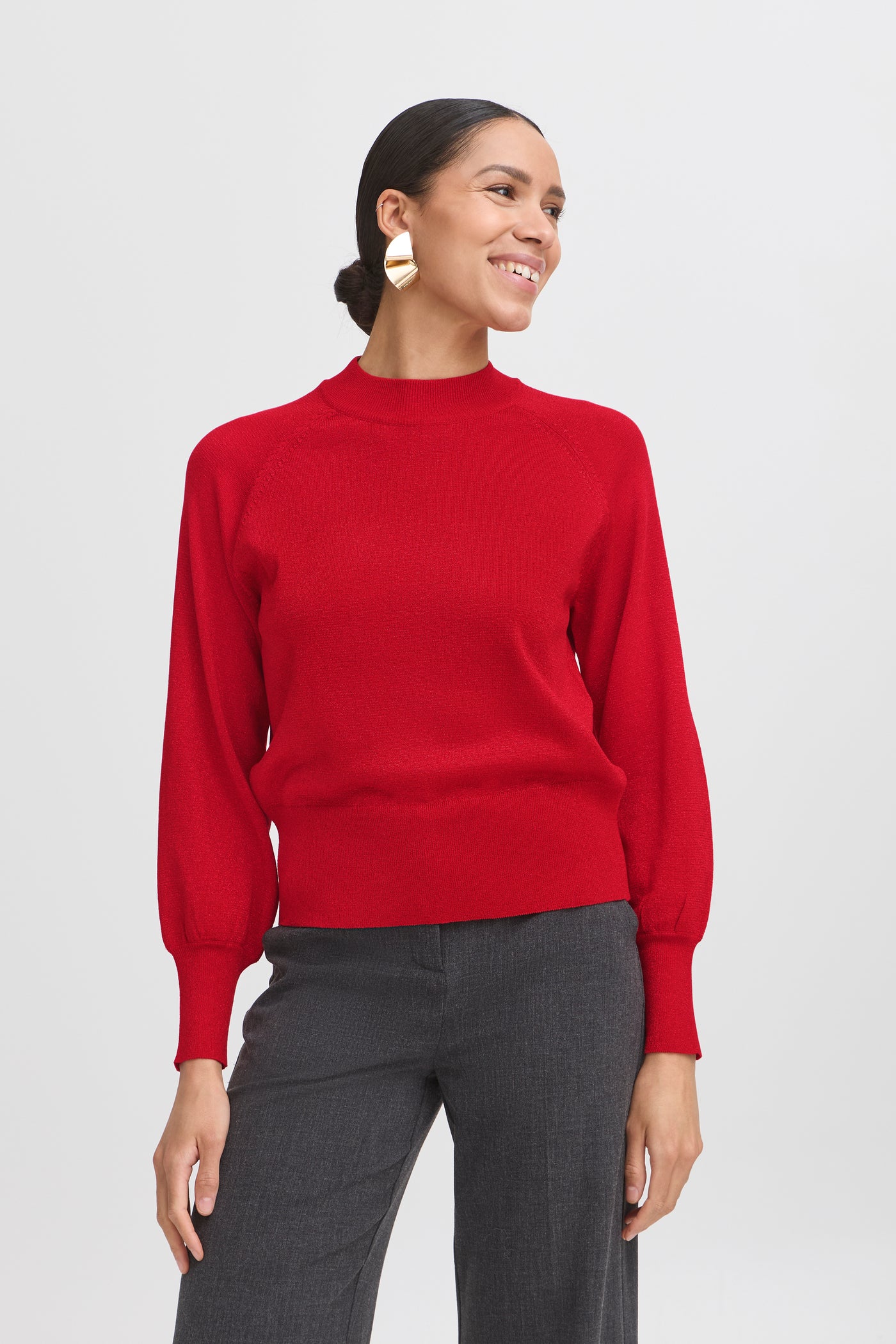 Red Lurex Mobbe Jumper