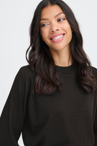 Black Lurex Mobbe Jumper