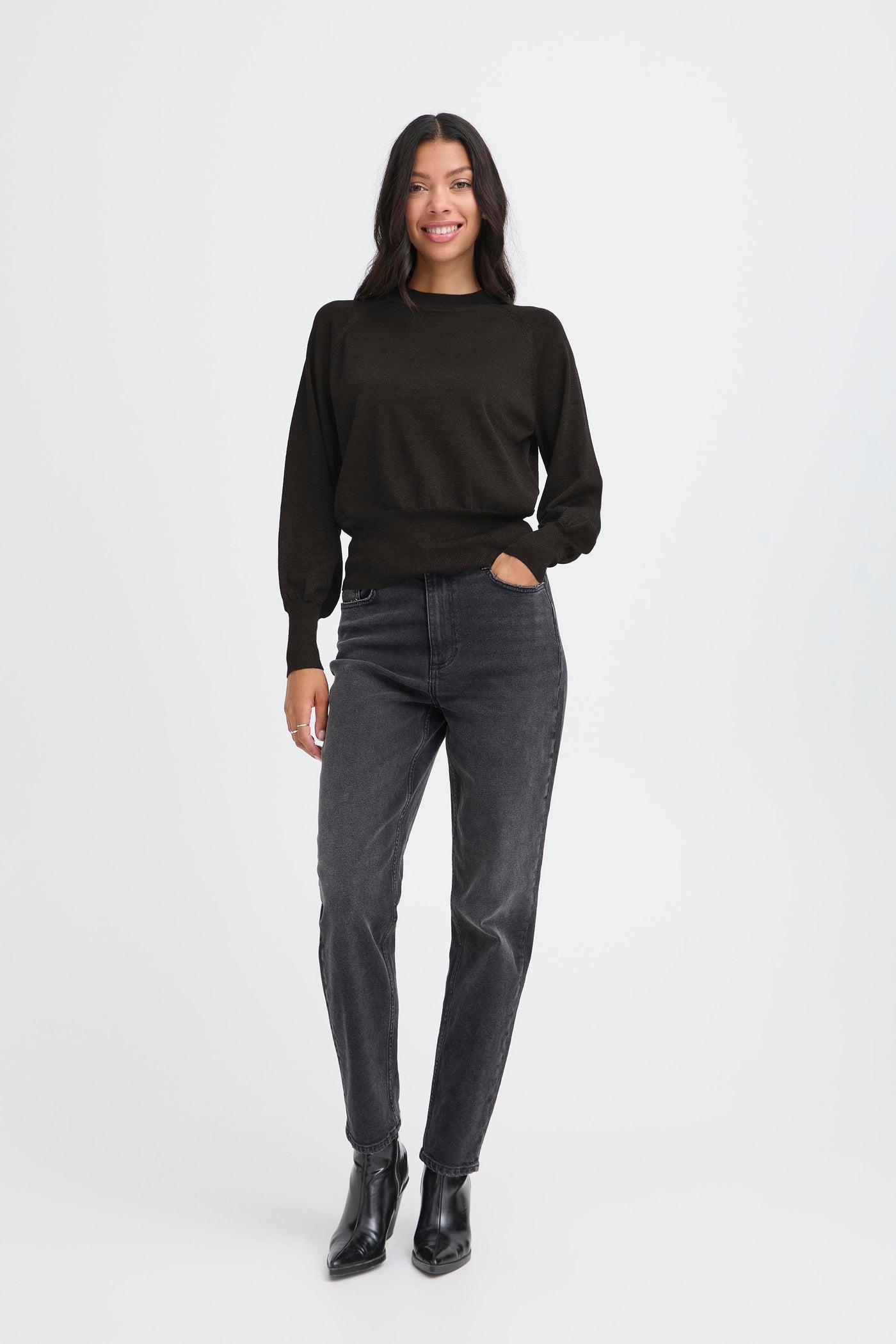 Black Lurex Mobbe Jumper