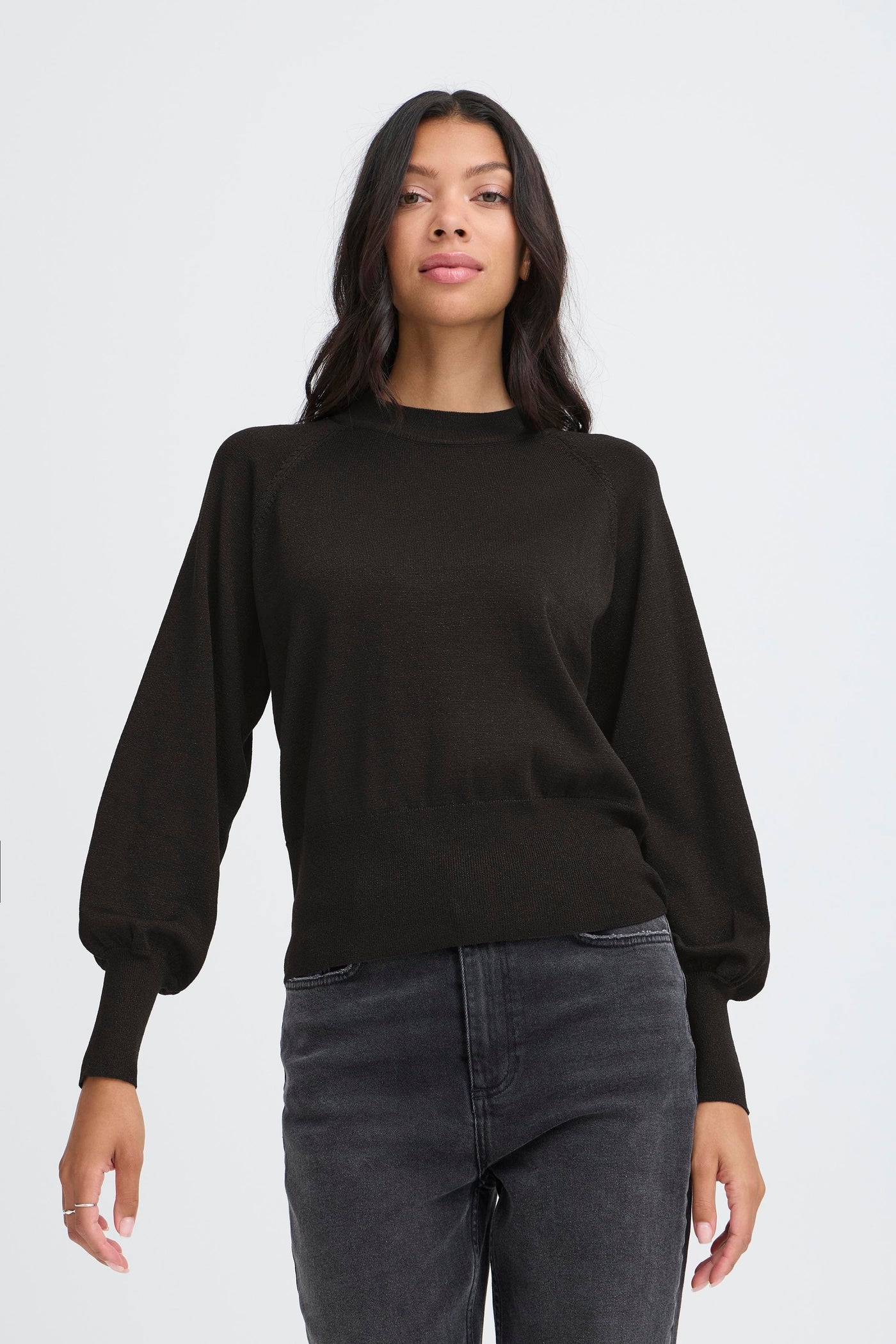 Black Lurex Mobbe Jumper