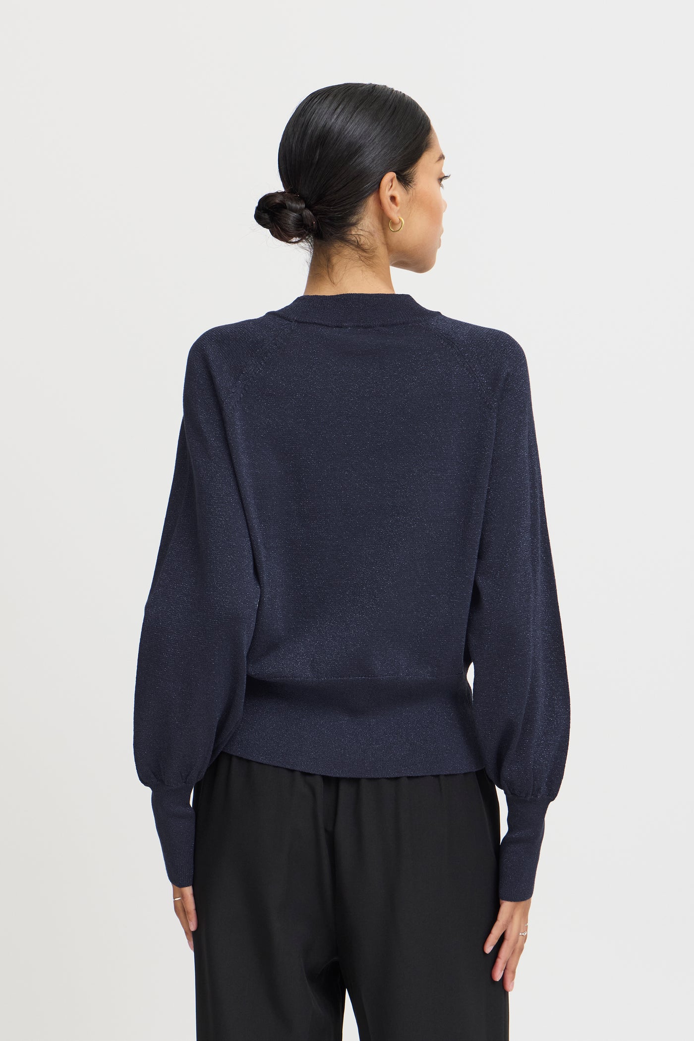 Byoung Navy Lurex Jumper