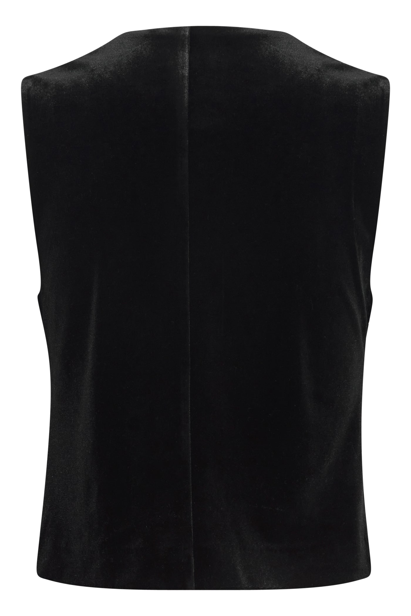 Byoung Black Velour Perlina Waistcoat