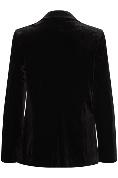 Byoung Black Perlina Velour Blazer