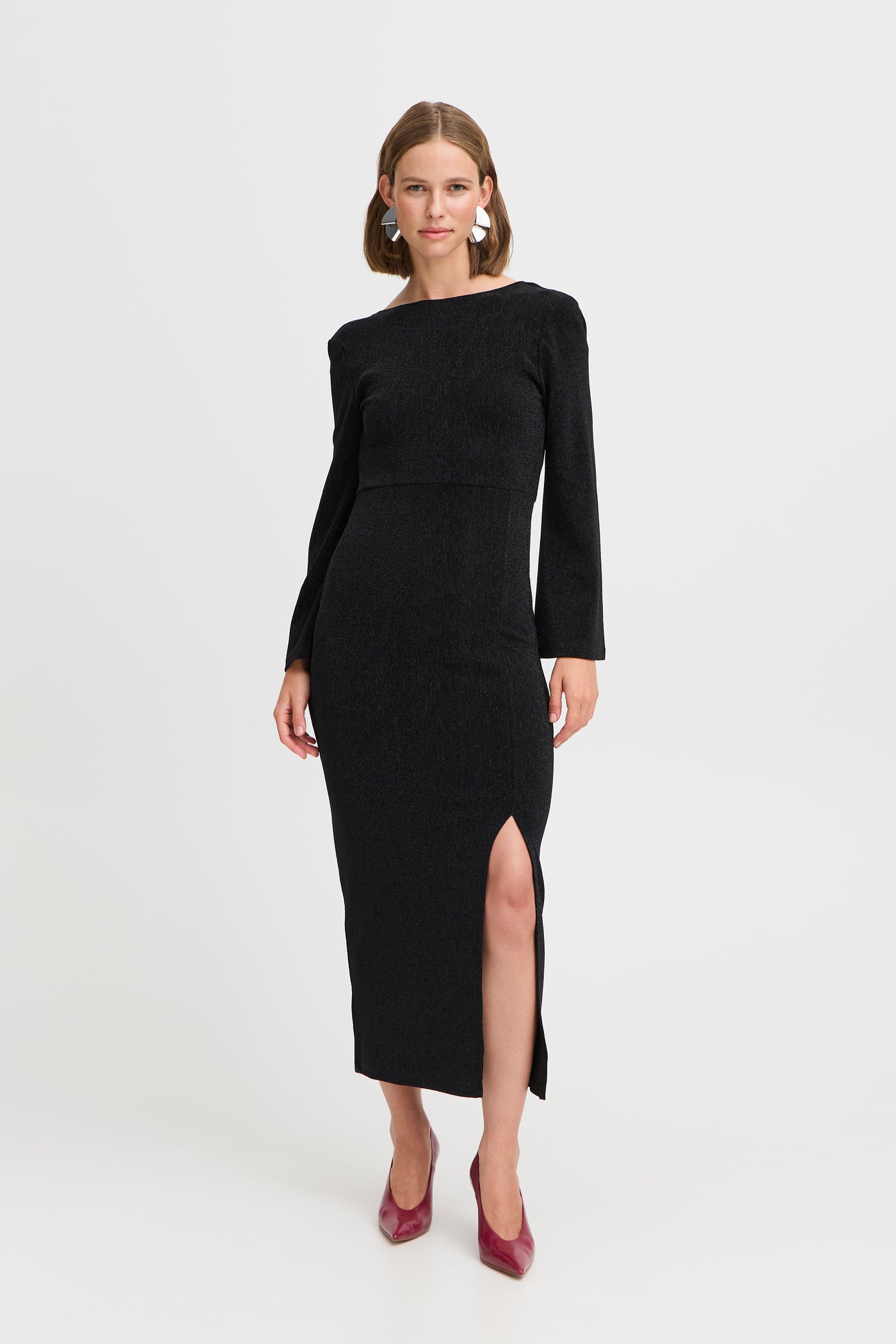 Byoung Black Lurex Shiloh Dress