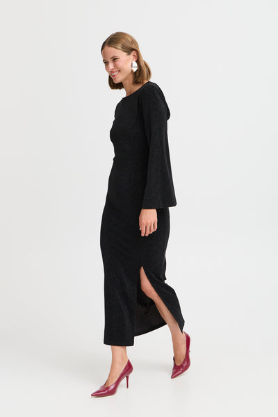 Byoung Black Lurex Shiloh Dress