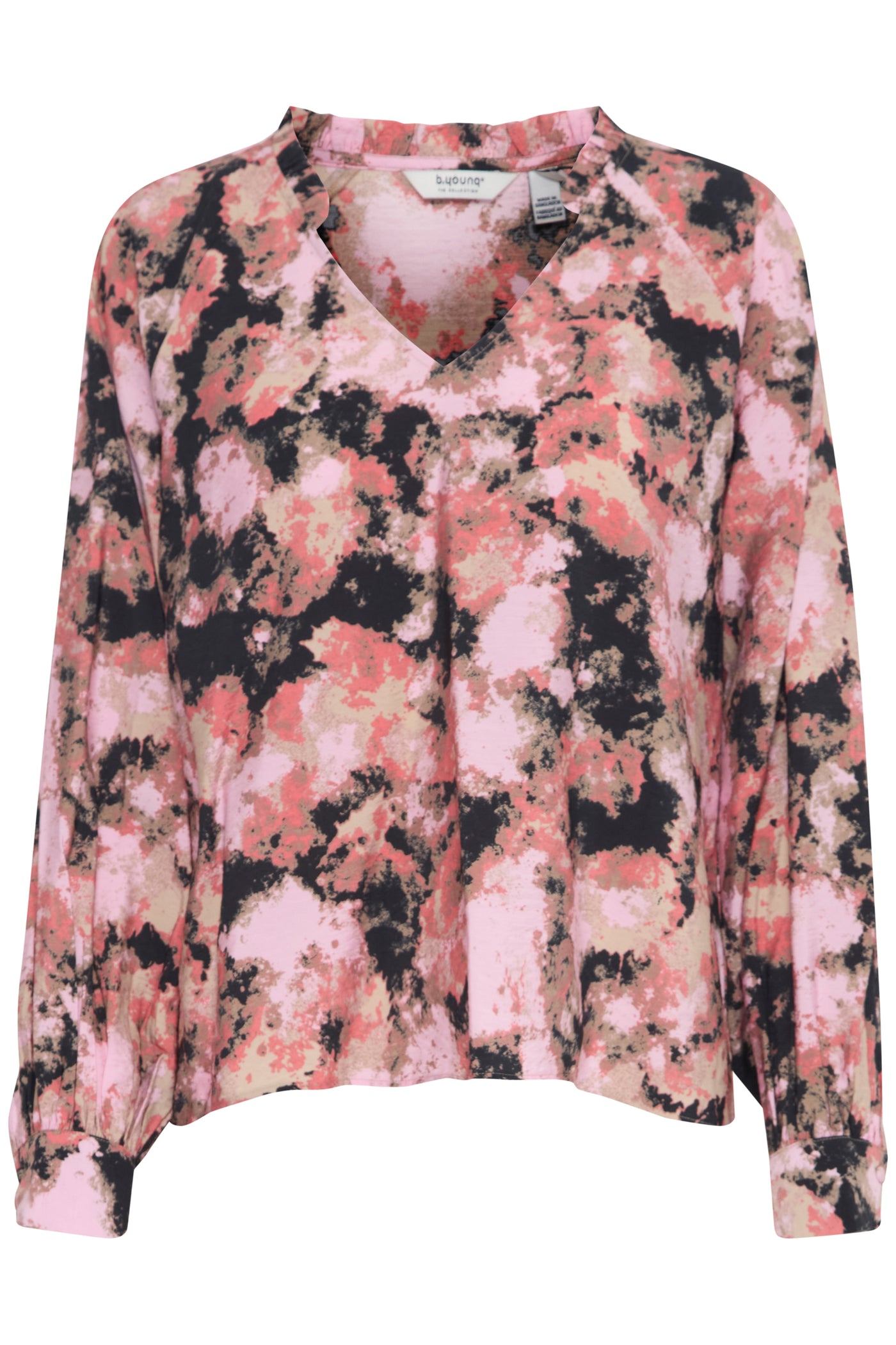 Byoung Pink Tie Dye Ibine Blouse