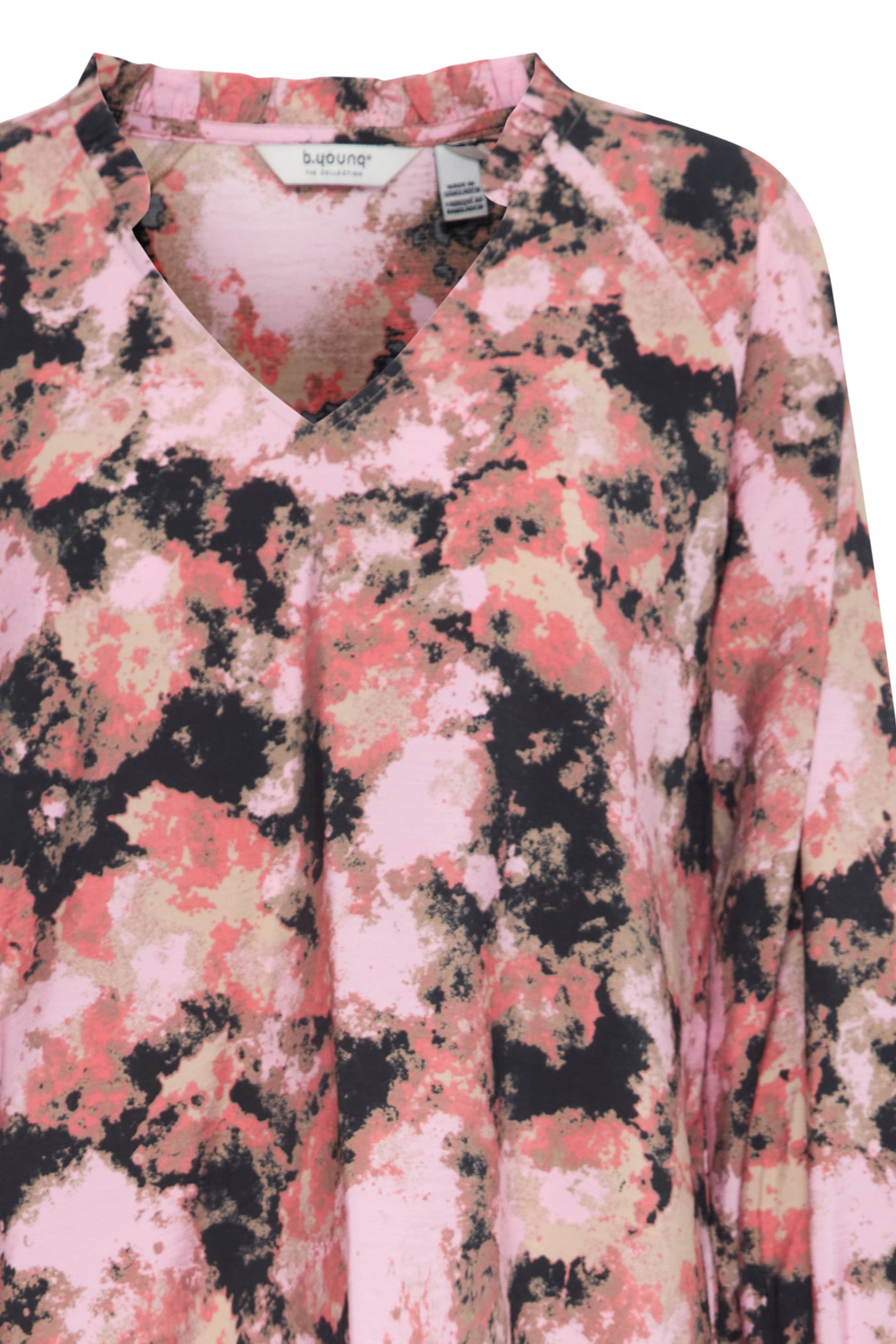 Byoung Pink Tie Dye Ibine Blouse