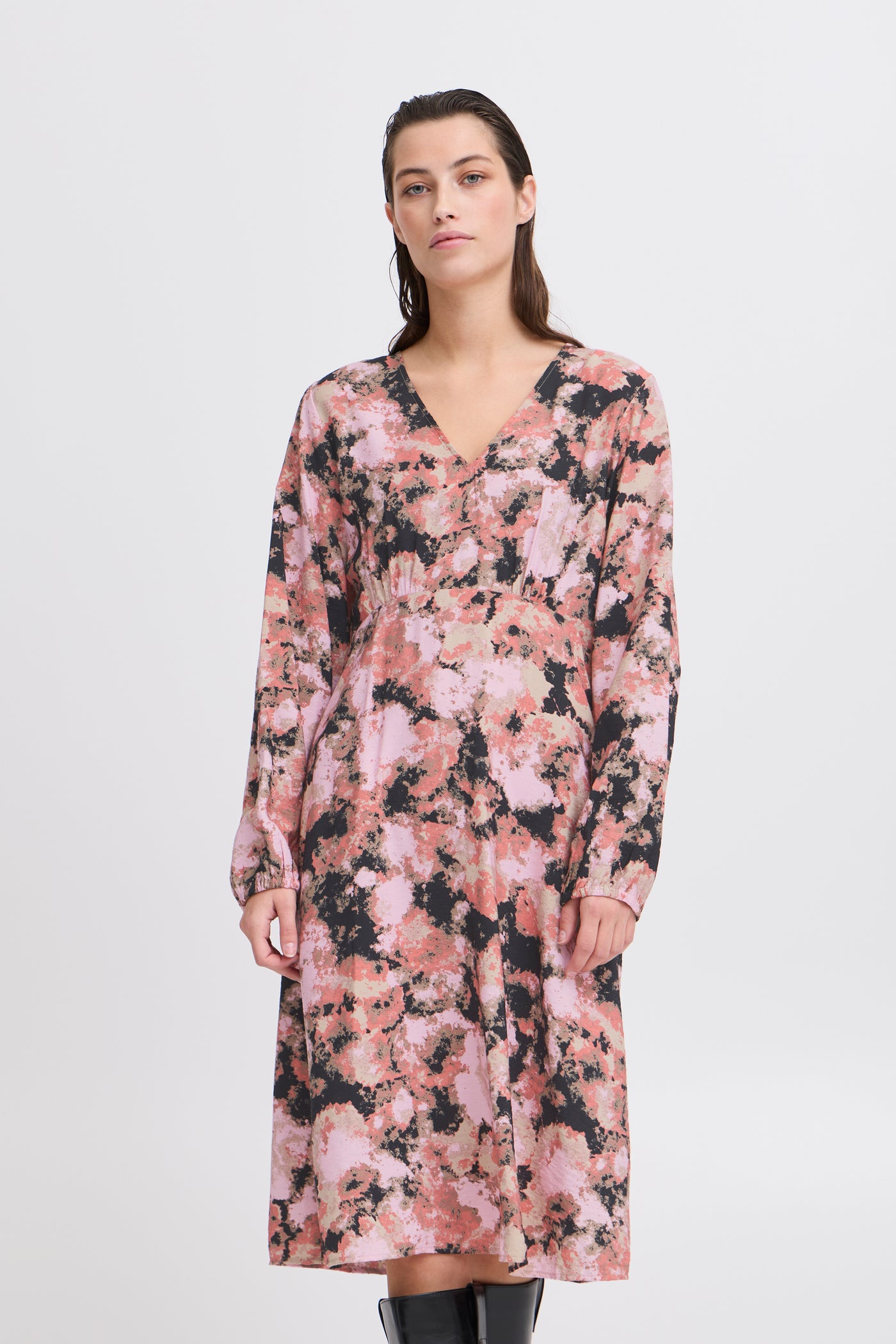 Byoung Pink Tie Dye Ibine Dress