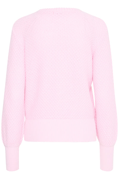 Byoung Pink Textured Neram Jumper