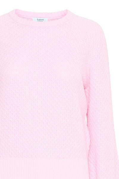 Byoung Pink Textured Neram Jumper