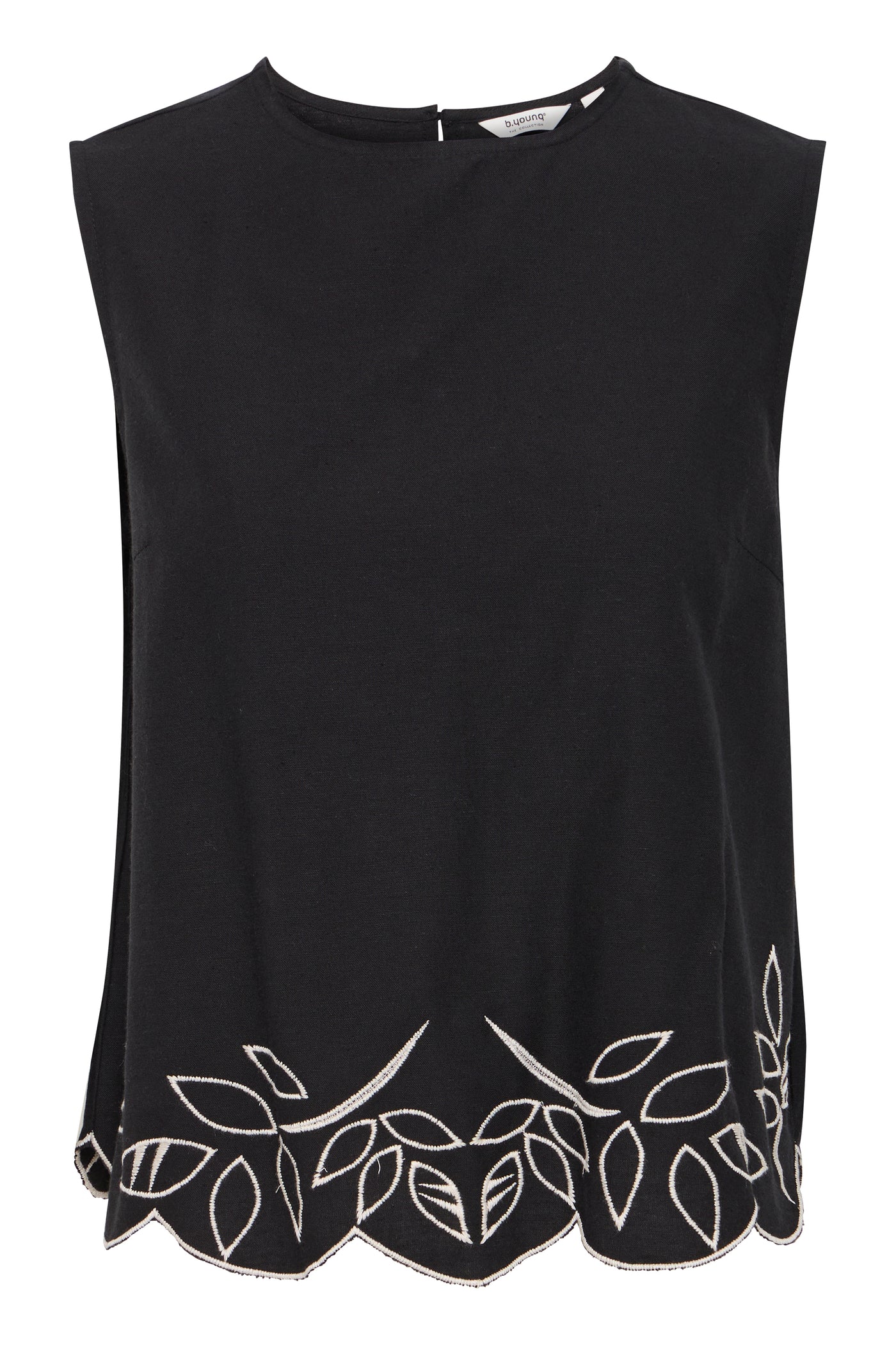Byoung Black Embroidered Ibono Blouse