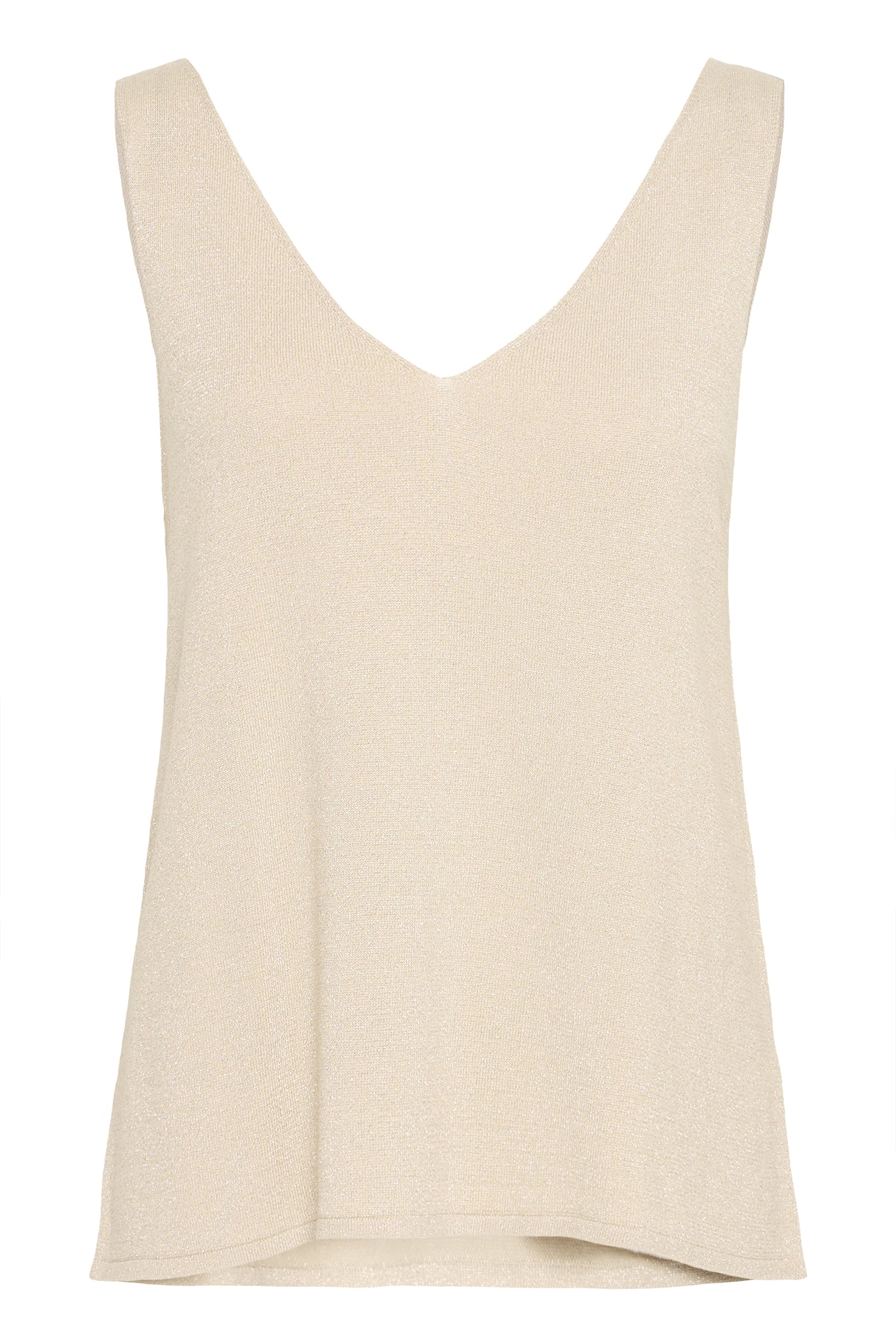 Byoung Gold Lurex Vest Top
