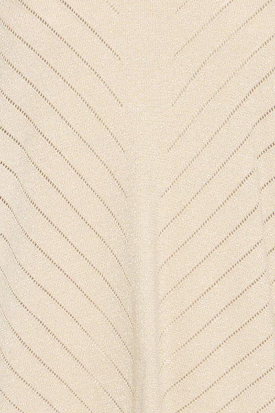 Byoung Gold Lurex Chevron Top