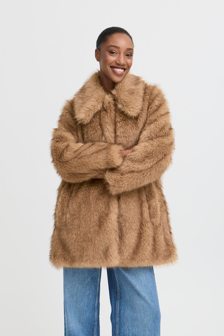 Byoung Akaja Faux Fur Coat