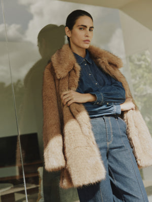 Byoung Akaja Faux Fur Coat