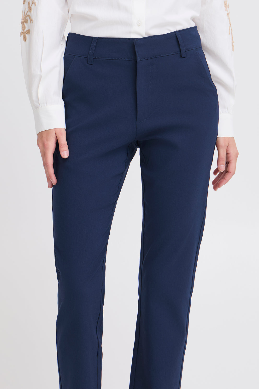 Byoung Navy Dixi Straight Pants
