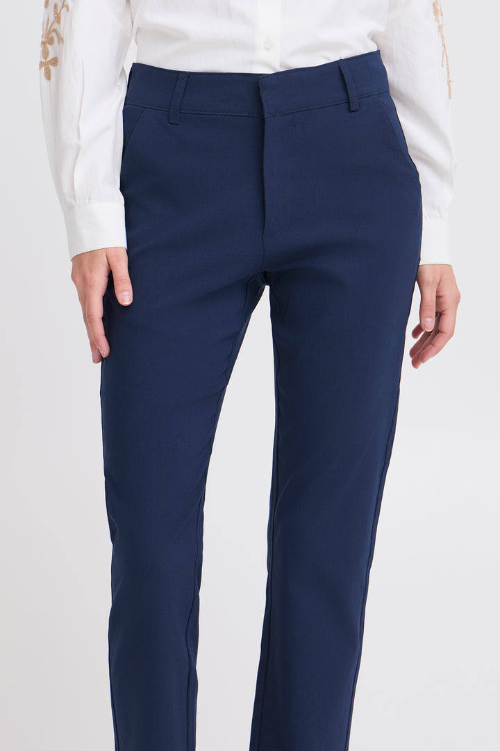Byoung Navy Dixi Straight Pants