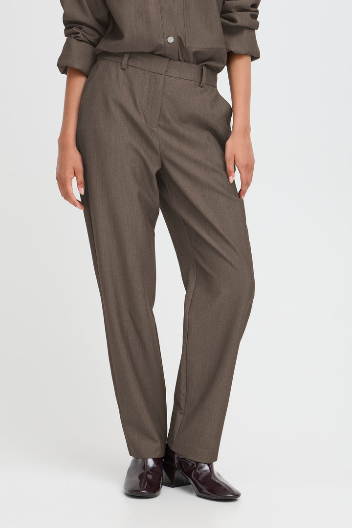 Byoung Walnut Danta Straight Pants