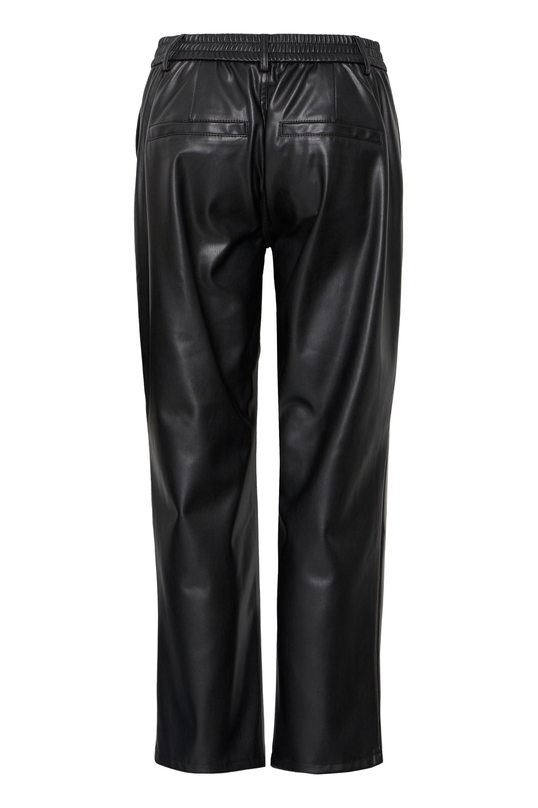 Byoung Black Faux Leather Daja Pants